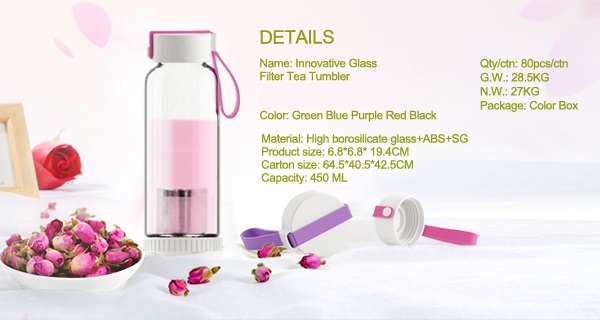 Glass Tea Bottle